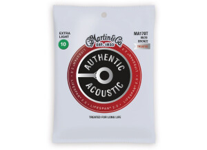 Martin & Co Authentic Acoustic 80/20 Bronze Lifespan 2.0 Strings
