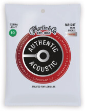 Martin & Co Authentic Acoustic 80/20 Bronze Lifespan 2.0 Strings