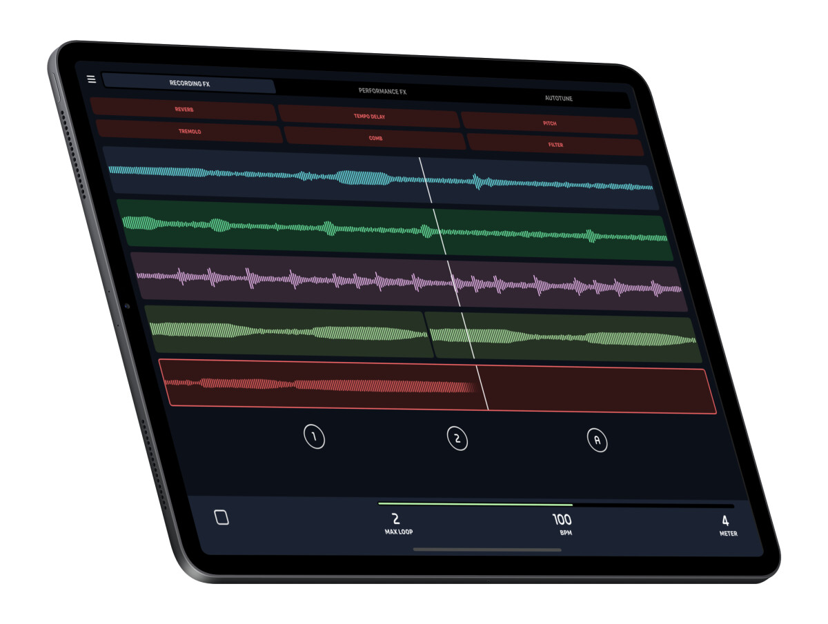 Audiokit L7 Looper, le RC-505 Loop Station dans une appli iOS