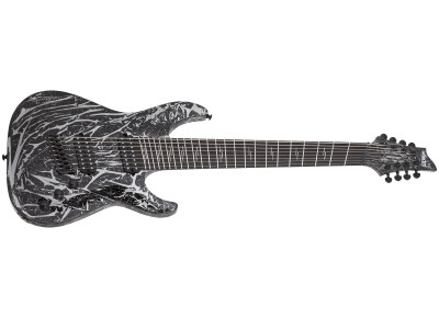Schecter C-8 Multiscale Silver Mountain
