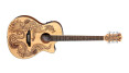 Luna Guitars sort un nouveau modèle avec table gravée au laser