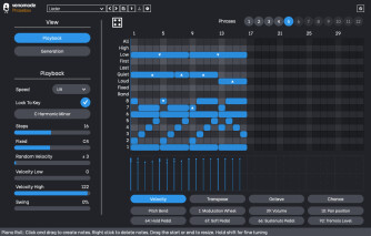 Venomode lance Phrasebox, un arpégiateur de phrases MIDI