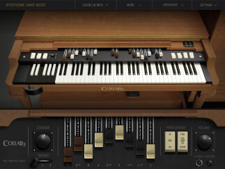 CollaB3: émulation gratuite d'orgue à roues phoniques vintage