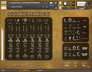 Sound Dust Saxomaphonium, un nouvel hybride pour Kontakt