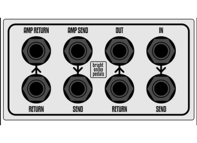 Bright Onion Pedals 5 Gang Patchbox - Side Sockets