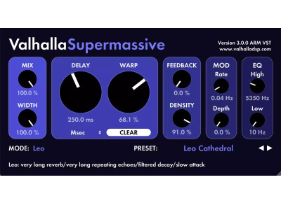 Valhalla DSP SuperMassive