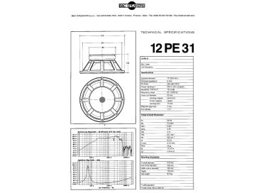 B&C Speakers 12PE31-8