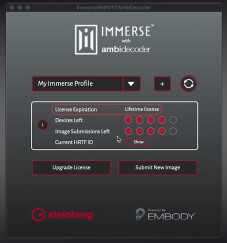 Steinberg et Embody présentent Immerse pour Cubase et Nuendo