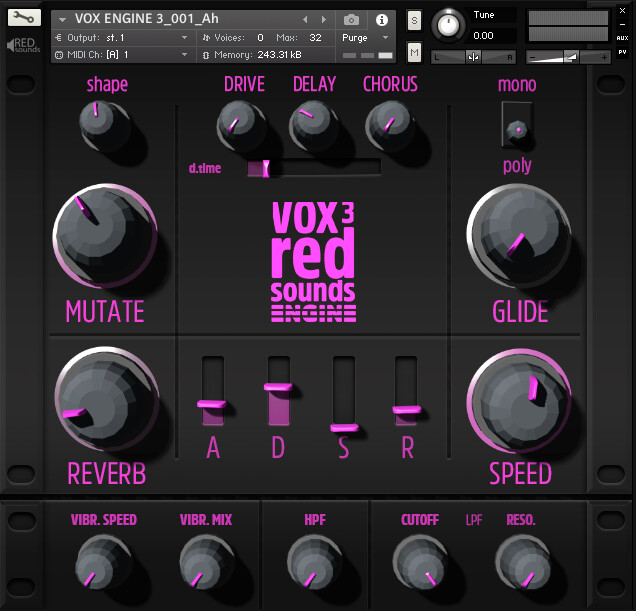 Red Sounds met à jour Vox Engine à la v3