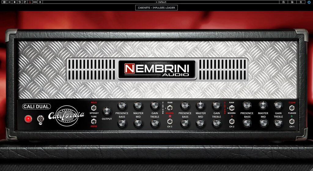 Nembrini émule le Mesa Boogie Dual Rectifier dans le Cali Dual