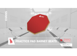 Evans RealFeel Practice Pad Barney Beats