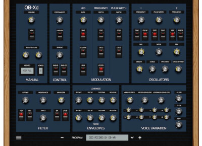 DiscoDSP OB-Xd App