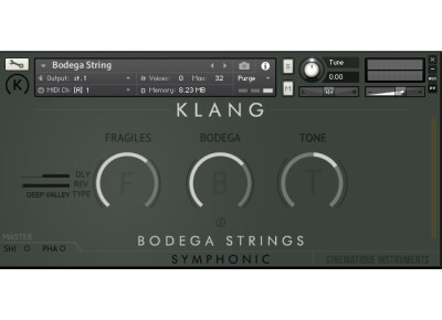Cinematique Instruments Klang Bodega Strings
