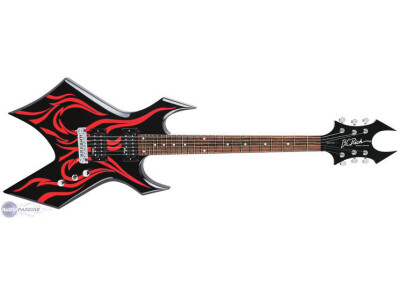 B.C. Rich Warlock Metal Master Tribal Fire