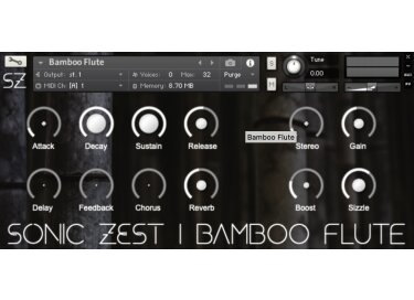 SonicZest Bamboo Flute