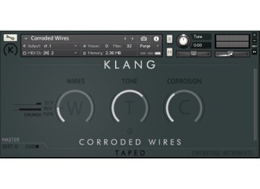 Cinematique Instruments Klang Corroded Wires