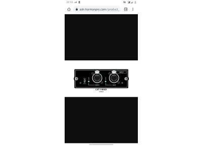 Soundcraft Si Series Madi Card Cat5