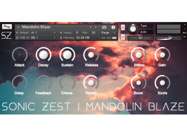 SonicZest Mandolin Blaze