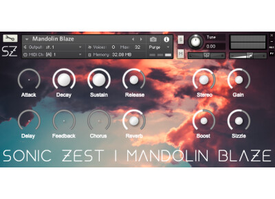 SonicZest Mandolin Blaze