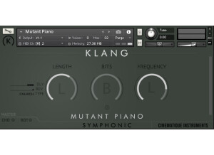Cinematique Instruments Klang Mutant Piano
