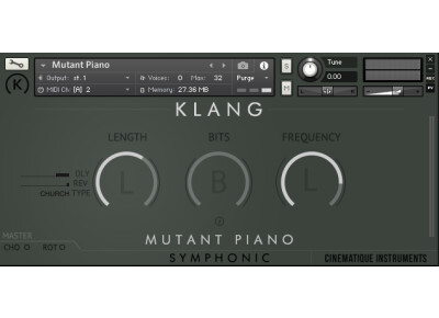 Cinematique Instruments Klang Mutant Piano
