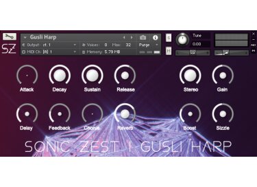 SonicZest Gusli Harp