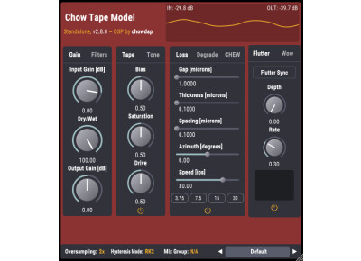 Chowdhury DSP Chow Tape Model