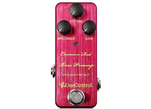 One Control Crimson Red Bass Preamp