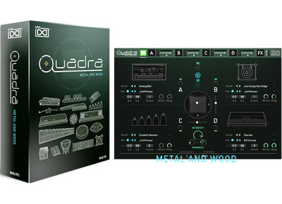 UVI Quadra: Metal and Wood