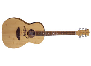 Luna Guitars Bamboo Parlor A/E