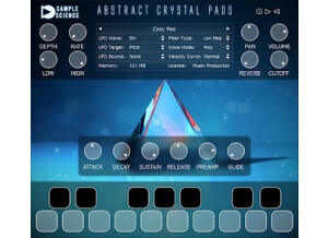SampleScience Abstract Crystal Pads