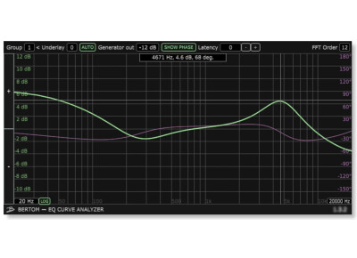 Bertom Audio EQ Curve Analyzer