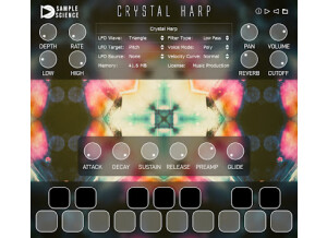 SampleScience Crystal Harp