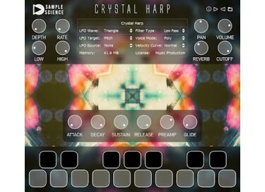 SampleScience Crystal Harp