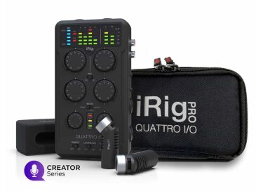 IK Multimedia iRig Pro Quattro I/O Deluxe