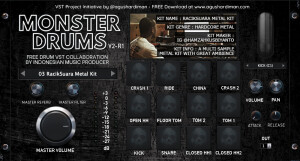Monster DAW Monster Drum Kit RacikSuara metal kit