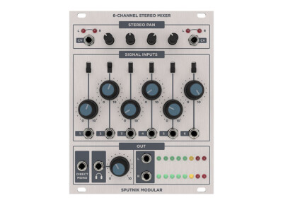 Sputnik Modular 6-Channel Stereo Mixer