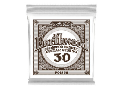 Ernie Ball EarthWood Phosphor Bronze Single String
