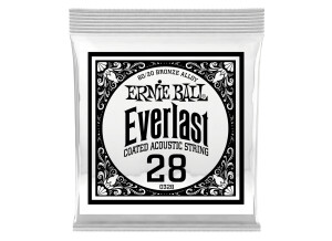 Ernie Ball Everlast Coated 80/20 Bronze Acoustic Single String