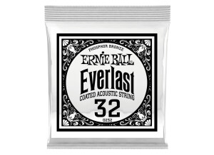 Ernie Ball Everlast Coated Phosphor Bronze Acoustic Single String