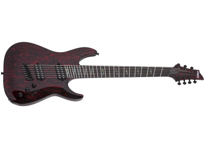 Schecter C-7 Multiscale Silver Mountain