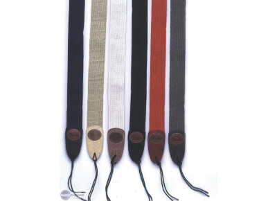 Fender Cotton - Leather Oval W/logo Strap