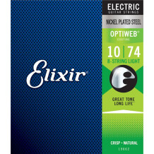 Elixir Strings Optiweb Coating Electric 8-String
