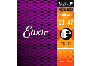 Elixir Strings Nanoweb Coating Phosphore Bronze Acoustic 12-String