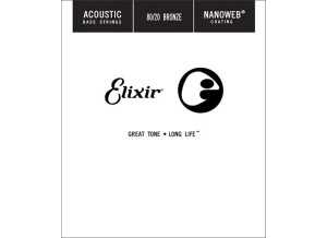 Elixir Strings Nanoweb Coating 80/20 Bronze Acoustic Bass Single