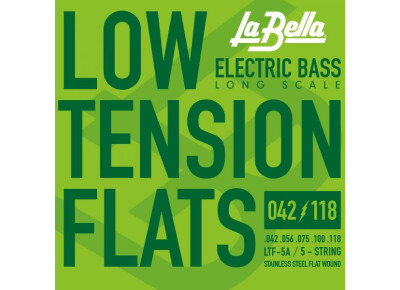 La Bella Low Tension Flats 5-String