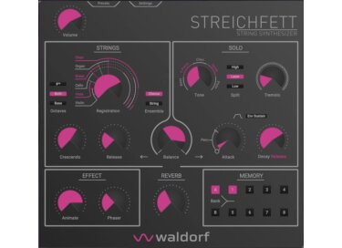 Waldorf Streichfett Plug-in