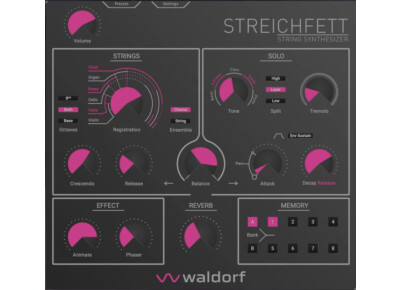 Waldorf Streichfett Plug-in