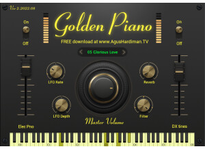 Monster DAW Golden Piano