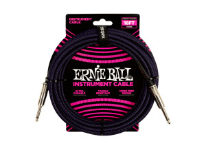 Ernie Ball Braided Instrument Cable Straight/Straight 18'